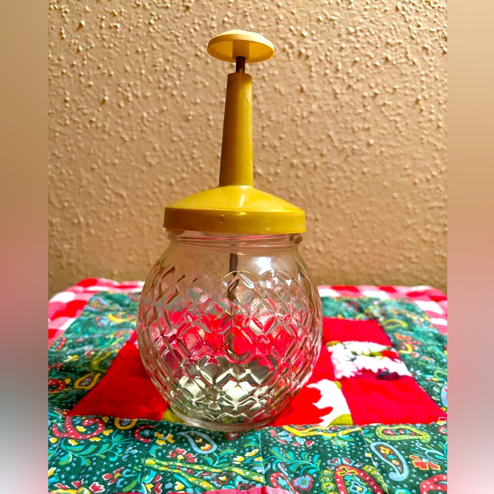 Vintage Glass and Metal Food/ Nut Chopper